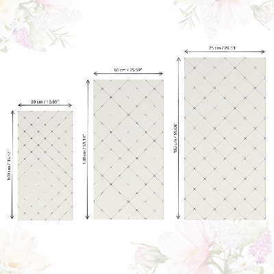 Möbelsticker Geometrische rauten