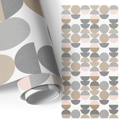 Klebefolie Möbel mit geometrischem Pastellmuster