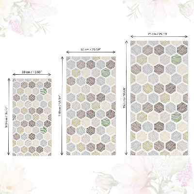 Möbelsticker Sechseckiges mosaik