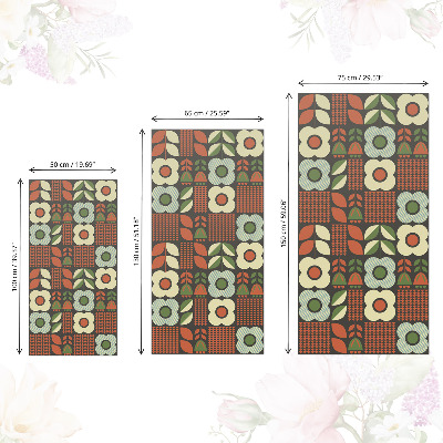 Möbelsticker Blumenfolklore