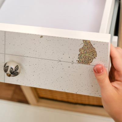 Klebefolie möbel Weiße teller