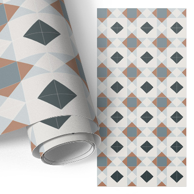 Möbelsticker mit einer geometrischen Komposition
