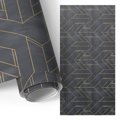 Möbelfolie mit geometrischem Muster