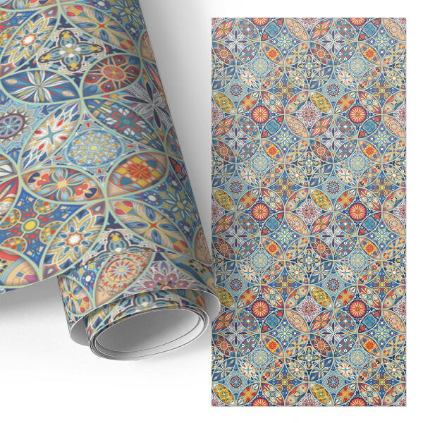 Klebefolie möbel Farbenfrohes mosaik