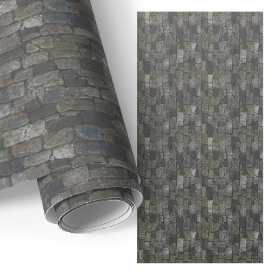 Folie für Möbel mit Steinmauer-Motiv