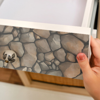 Folie für möbel Steintextur