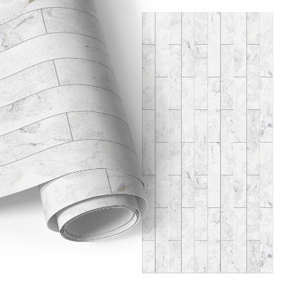 Folie für Möbel mit Marmorziegel-Optik