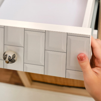 Klebefolie für möbel Weiße fliesen