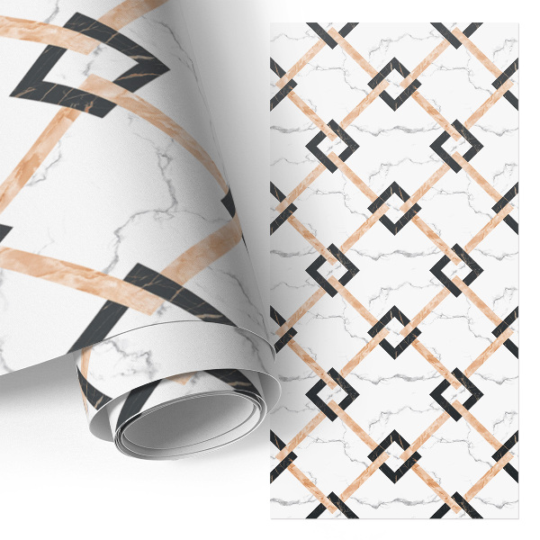 Klebefolie für möbel Flechtwerk auf marmor