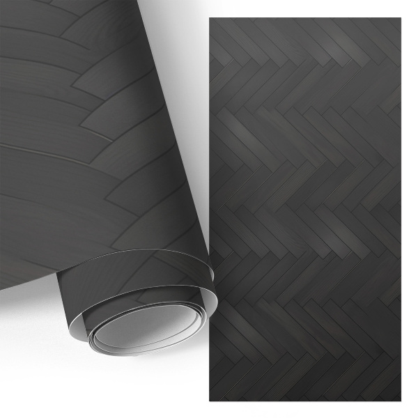 Möbelfolie Dunkles fischgrätmuster