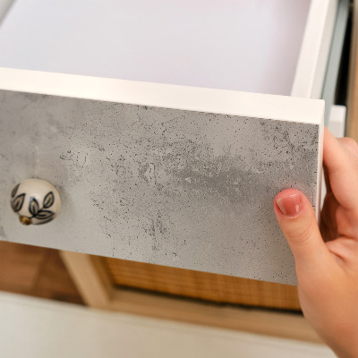 Möbelsticker Graue wand