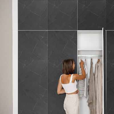 Klebefolie möbel Schwarzer marmor