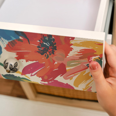 Möbel klebefolie Farbenfrohes kaleidoskop