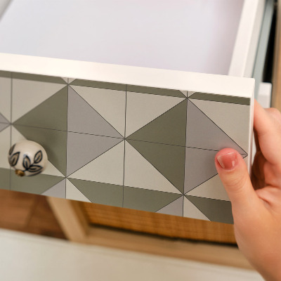 Folie für möbel Dreieckiges mosaik