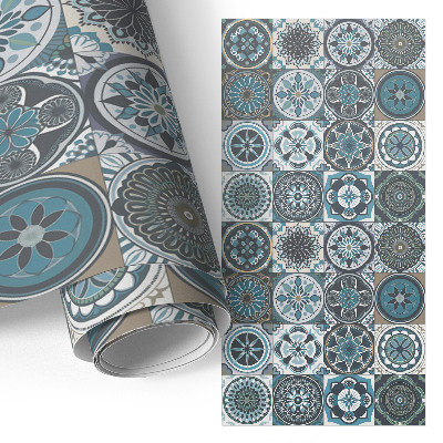 Klebefolie für Möbel mit Mandala-Fliesenmuster