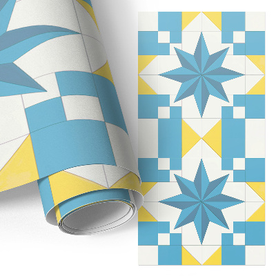 Möbelsticker Blaue sterne