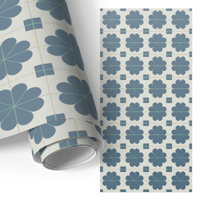 Folie für Möbel mit floral-geometrischem Muster