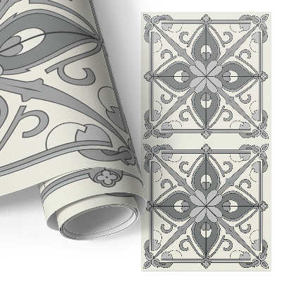 Möbelfolie mit Fliesenoptik