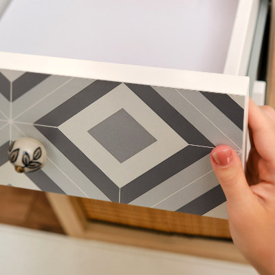 Folie für möbel Geometrische fliesen