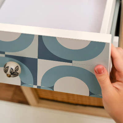 Möbelsticker Blaue räder