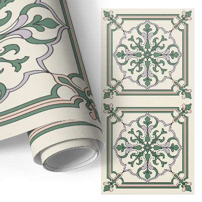 Klebefolie Möbel mit botanischem Ornament