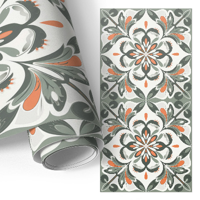Möbelfolie mit dem Motiv „Blumensymmetrie“