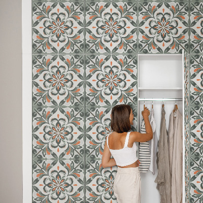 Möbelfolie Blumensymmetrie