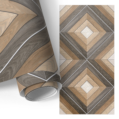 Möbelsticker mit elegantem Holzdesign