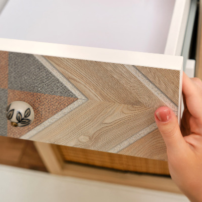 Möbelsticker Holzmosaik