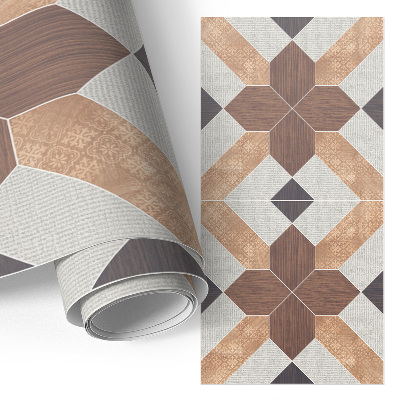 Möbelfolie mit geometrischem Muster