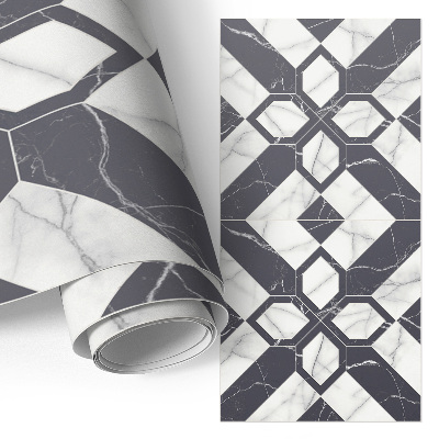 Klebefolie Möbel mit geometrischem eleganten Muster