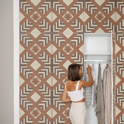 Klebefolie möbel Rustikale fliesen