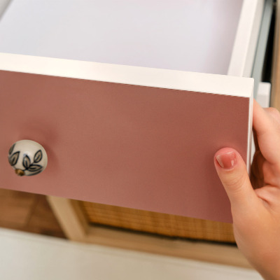 Möbel klebefolie Ziegelfarbe