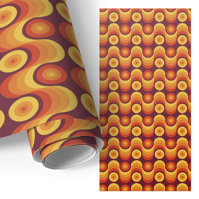 Möbel-Klebefolie mit Retro-Motiv im Energiespardesign