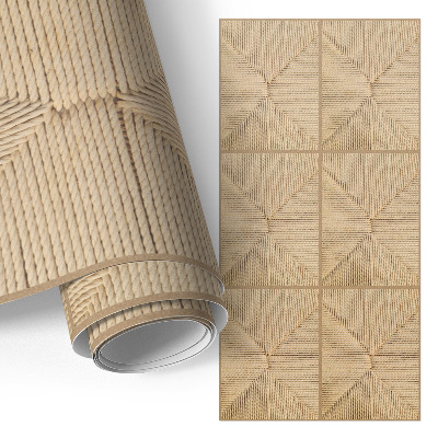 Möbelfolie mit geflochtener geometrischer Struktur