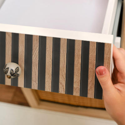 Klebefolie möbel Vertikale lamellen