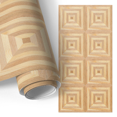 Folie für Möbel mit Holzgeometrie-Design