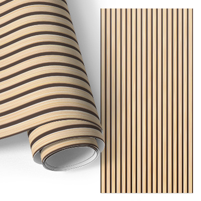 Folie für Möbel in beige mit gestreiftem Muster