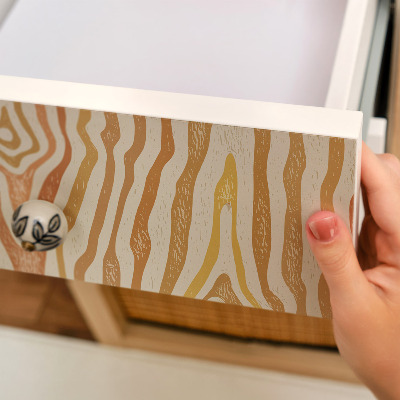 Möbelfolie Holzwellen