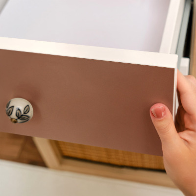 Möbel klebefolie Dunkelorange