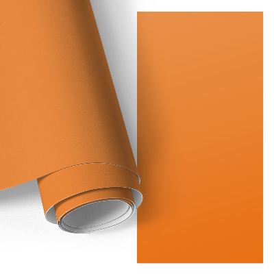 Folie für Möbel in kräftigem Orange