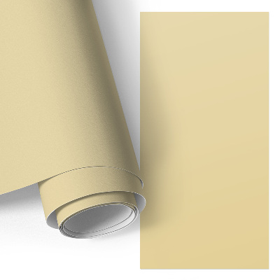Möbelfolie in beige-gelber Farbe