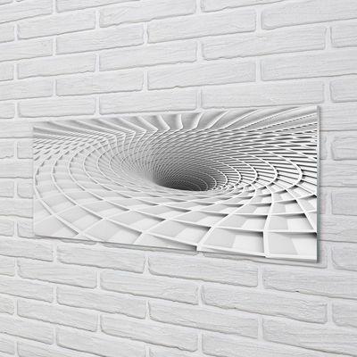 Glasbilder 3d-geometrische einfülltrichter