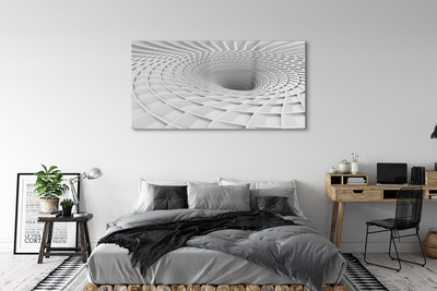 Glasbilder 3d-geometrische einfülltrichter