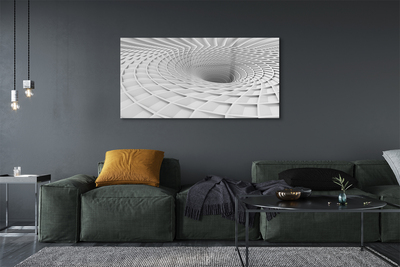 Glasbilder 3d-geometrische einfülltrichter