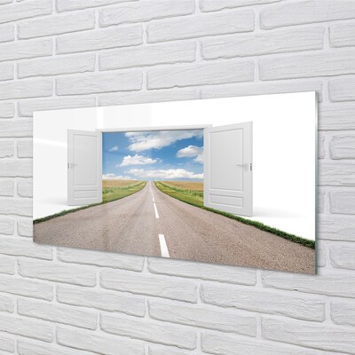Glasbilder Feldstraße 3d tür
