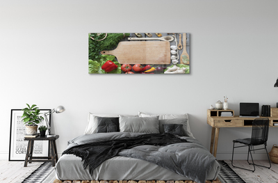 Glasbilder Board of petersilie gewürze