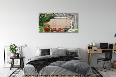 Glasbilder Board of petersilie gewürze