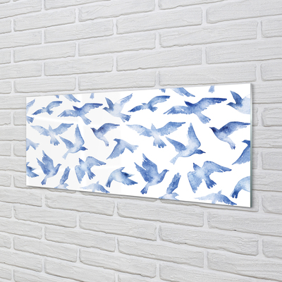 Glasbilder Gemalte vögel