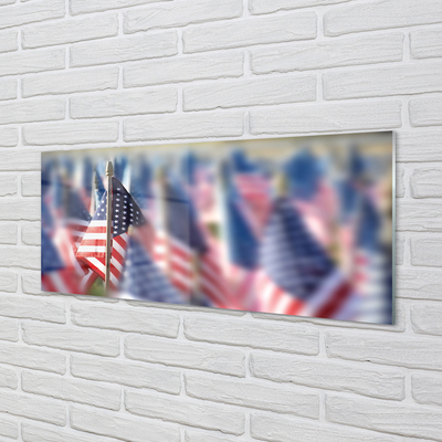 Glasbilder United states flag